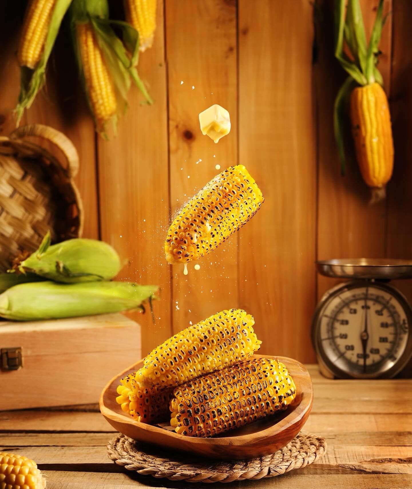 Roasted corns